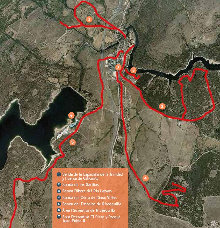 sendas para dar un paseo Buitrago del Lozoya